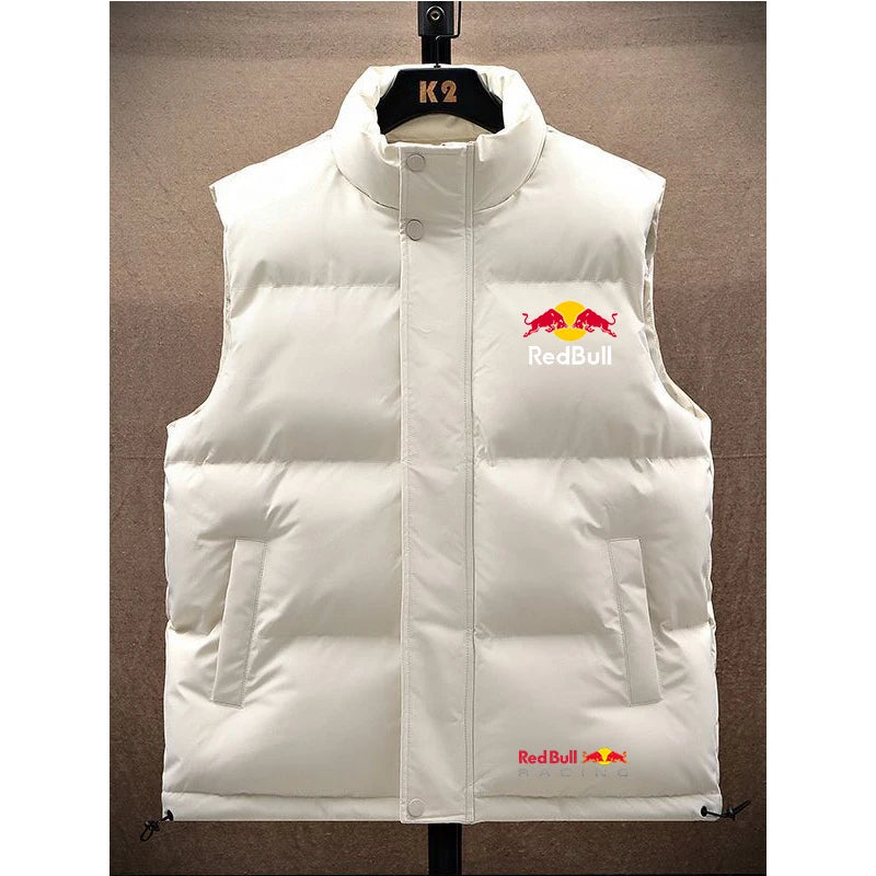 Red Bull Racing Off-Shoulder Puffer Jacket